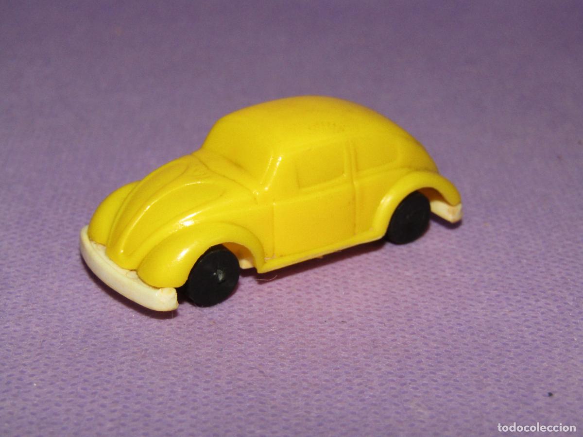 Coches a escala: Antiguo VOLKSWAGEN Escarabajo BEETLE en Pl&aacute;stico Escala 1/87 Aprox.