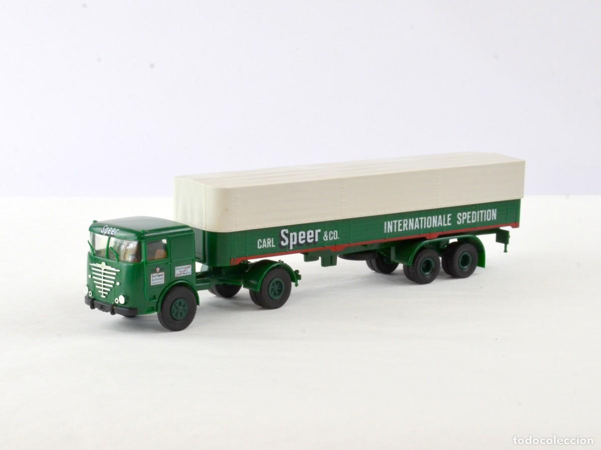 Model Cars: Brekina Escala 1:87 H0 Cami&oacute;n Articulado B&uuml;ssing LS11 Carl Speer