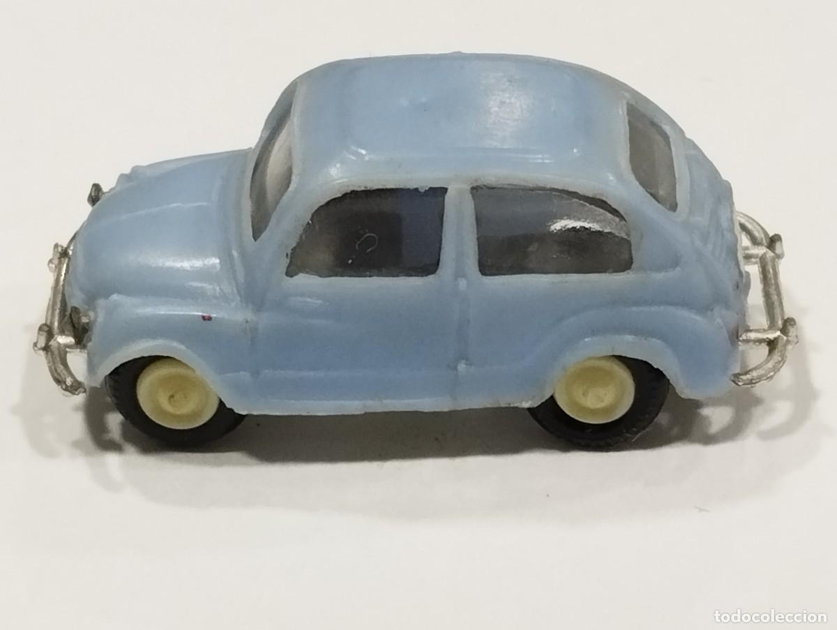 Coches a escala: Seat 600 Berlina - Mini Cars Anguplas (Escala HO / 1:86) - Azul Claro Original