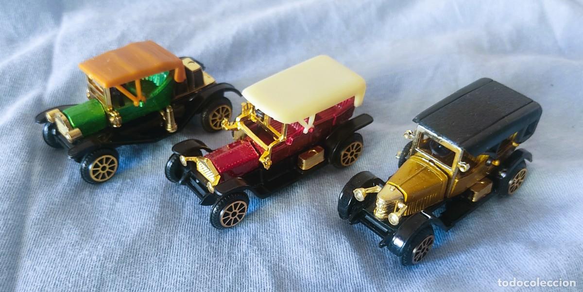 Model Cars: LOTE DE 3 COCHES CLASICOS MADE IN HONK KONG
