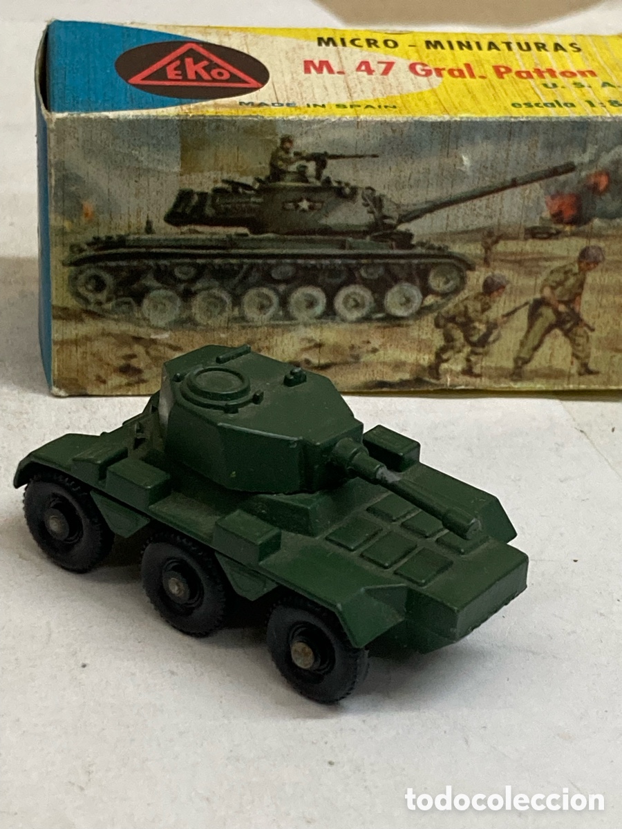 Coches a escala: miniatura vintage de pl&aacute;stico de la marca espa&ntilde;ola EKO