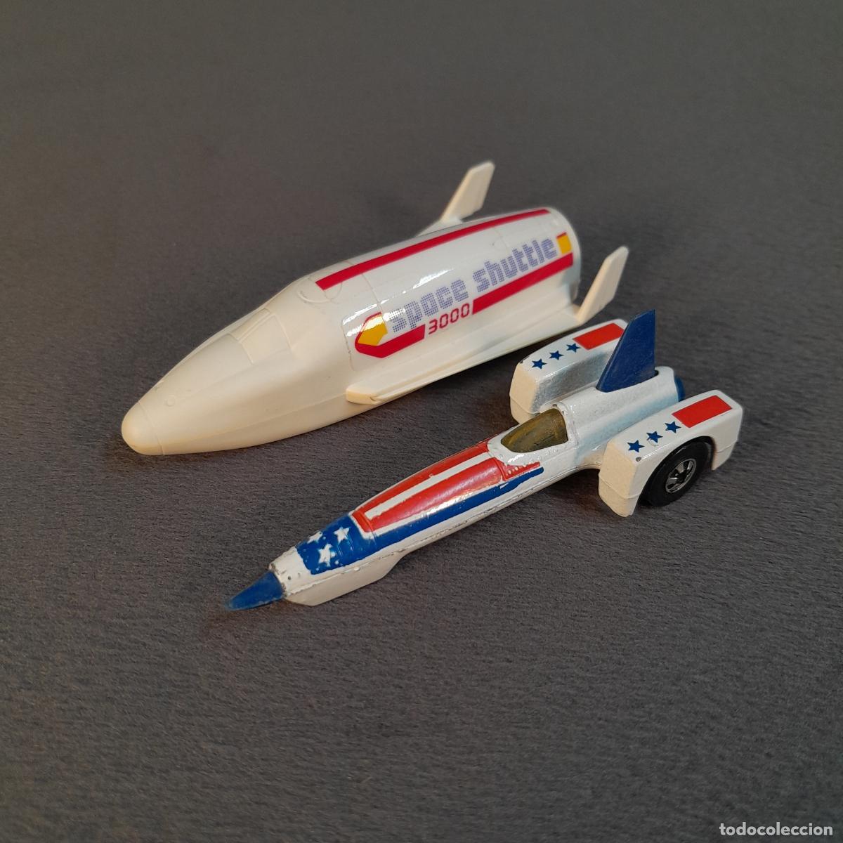 Coches a escala: CH-353. LOTE ESPACIAL: TRANSBORDADOR Y COHETE. HOT WHEELS. 1979