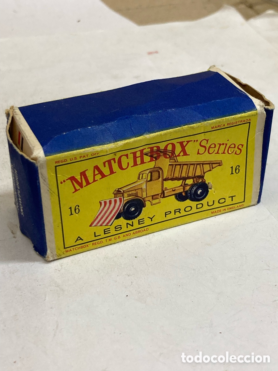 Coches a escala: cami&oacute;n de juguete antiguo Matchbox 16c