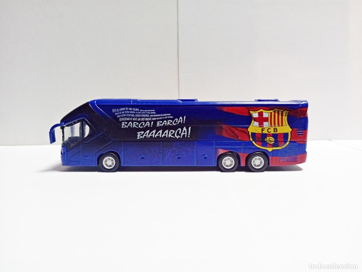 Modellautos: AUTOCAR BUS AUTOBUS BAR&Ccedil;A F.C.B. F&Uacute;TBOL CLUB BARCELONA - REPLICA MINIATURA FCB HIMNO ESCUDO JUGUETE