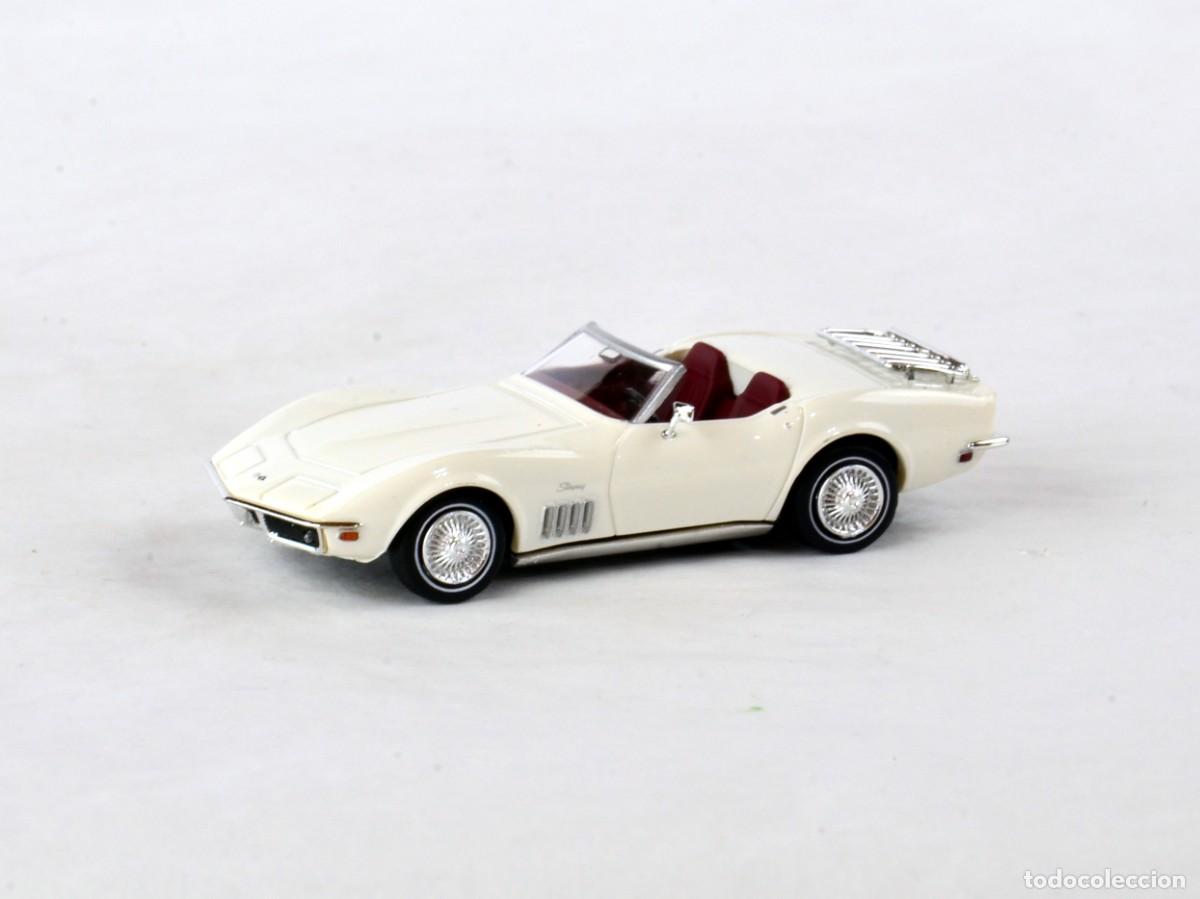 Voitures &agrave; l'&eacute;chelle: Brekina TD Escala 1:87 H0 Chevrolet Corvette C3 Cabrio Blanco Impecable con Caja