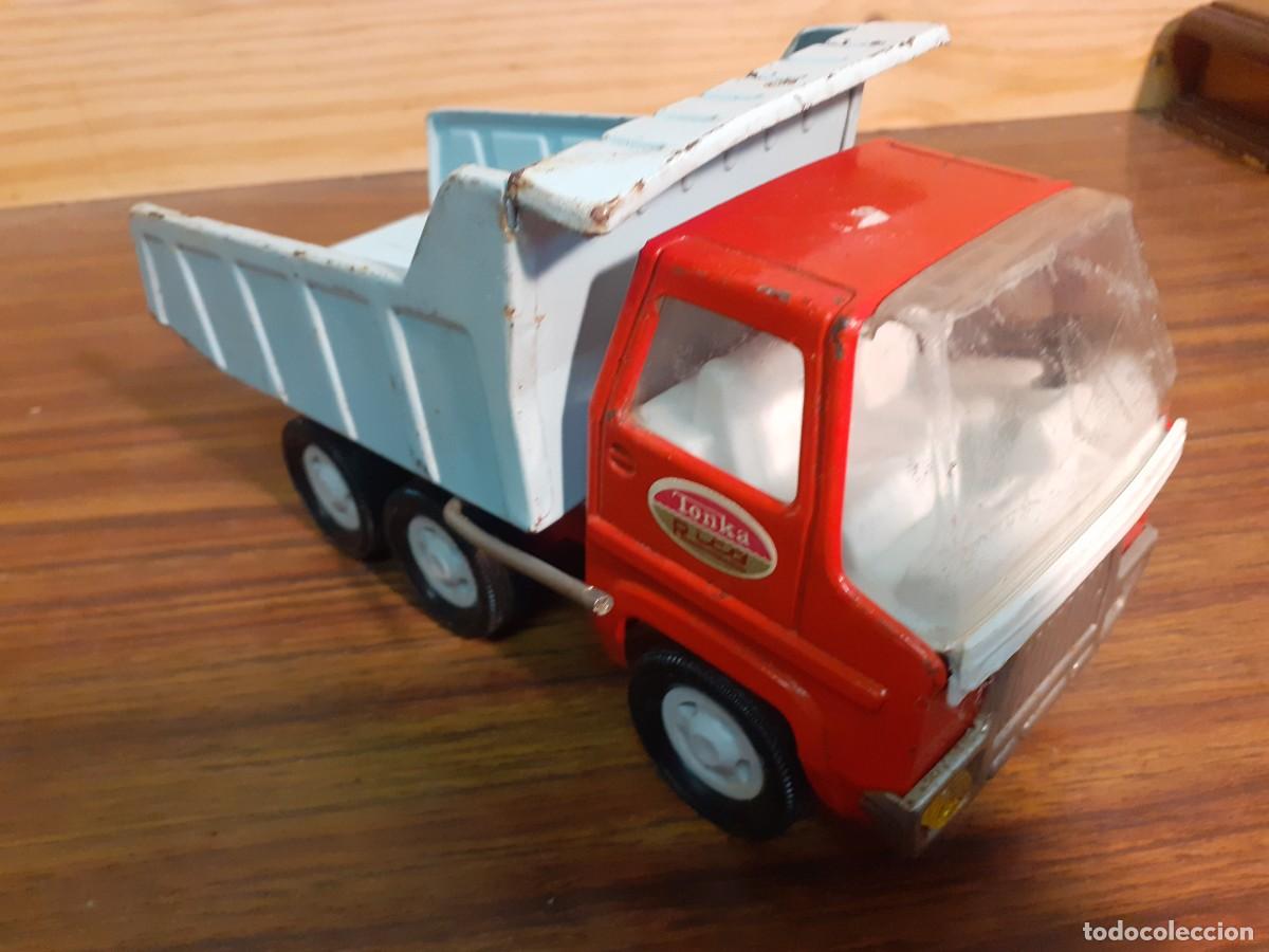 Model Cars: Camion volquete de hojalata Rico Tonka
