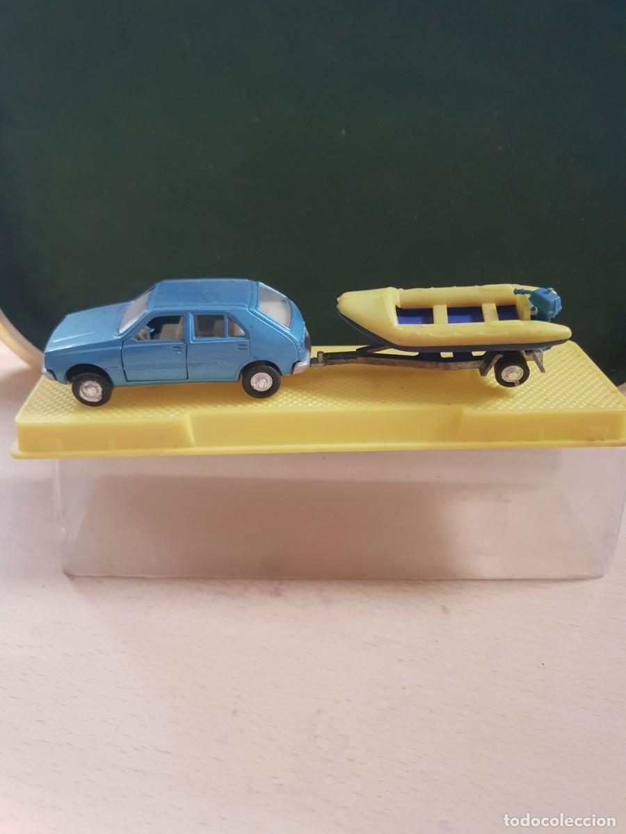 Coches a escala: MIRA. renault 14 gts remolque lancha sin jugar