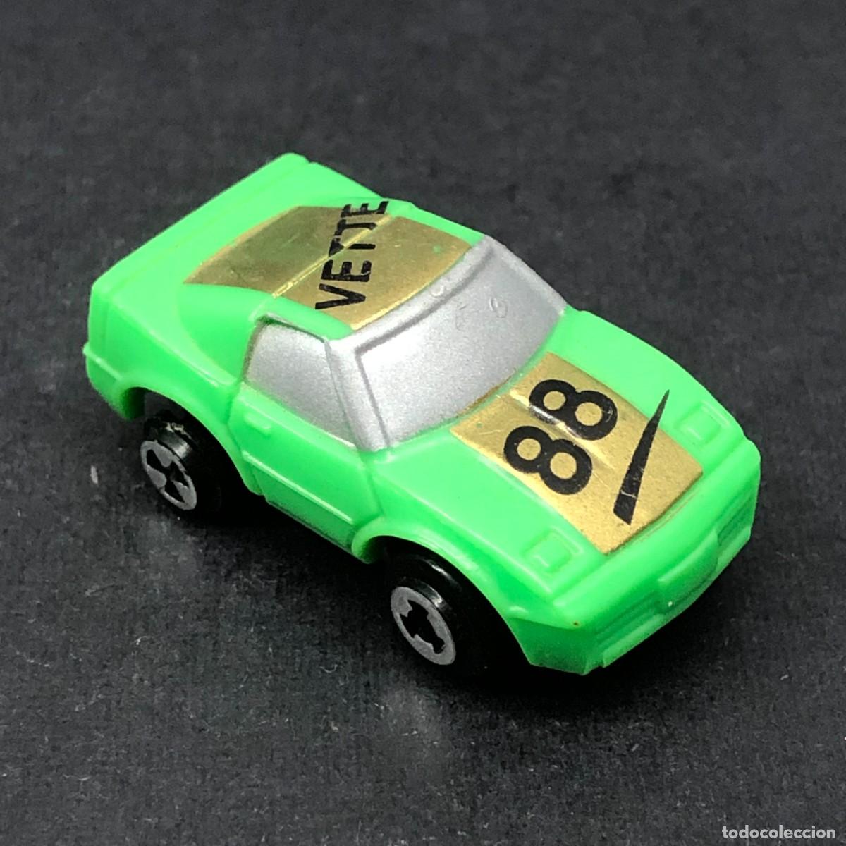 Coches a escala: COCHE - VETTE 88 - VERDE - COCHE DE JUGUETE / 1184