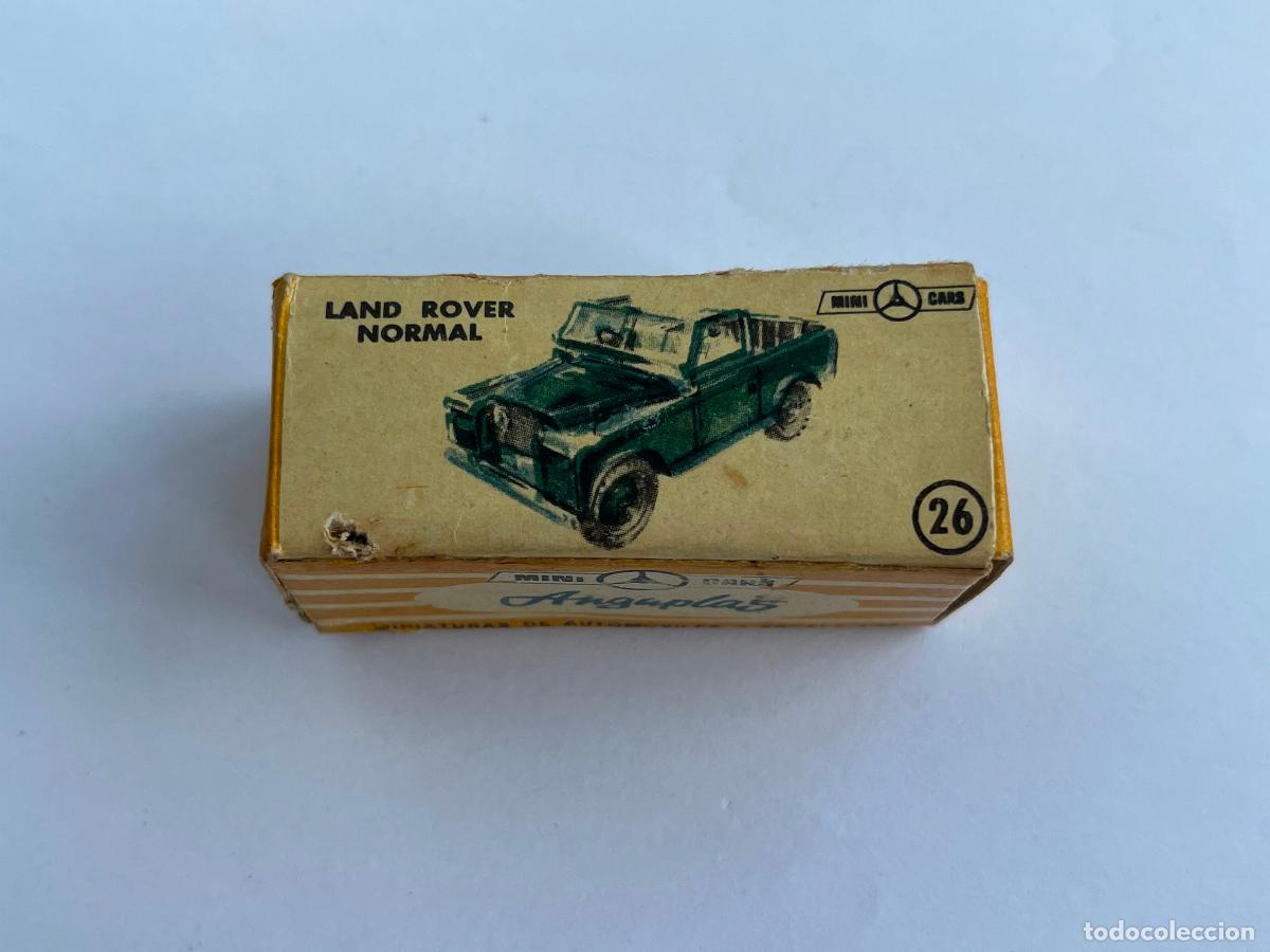 Coches a escala: ANGUPLAS MINI CARS - N&ordm; 26 LAND ROVER NORMAL CAJA VAC&Iacute;A