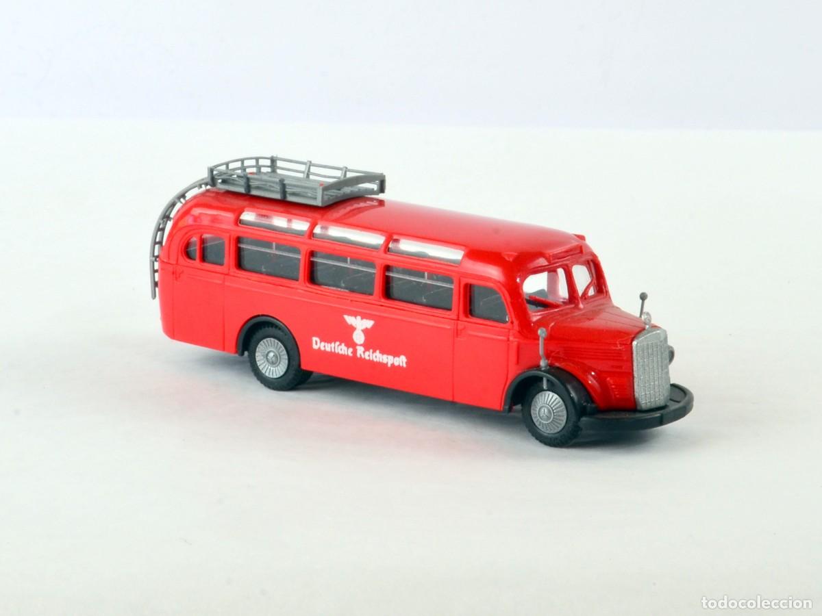 Coches a escala: Pralin&eacute; Escala H0 1:87 Mercedes Benz O3500 Deutsche Reichspot
