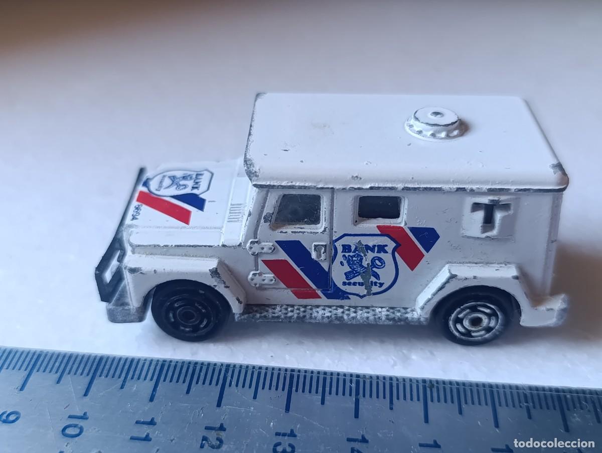 Coches a escala: FURGON BANK SECURITY - ESC. 1/57 - MAJORETTE - ( ROTA PUERTA TRASERA ) - COCHE