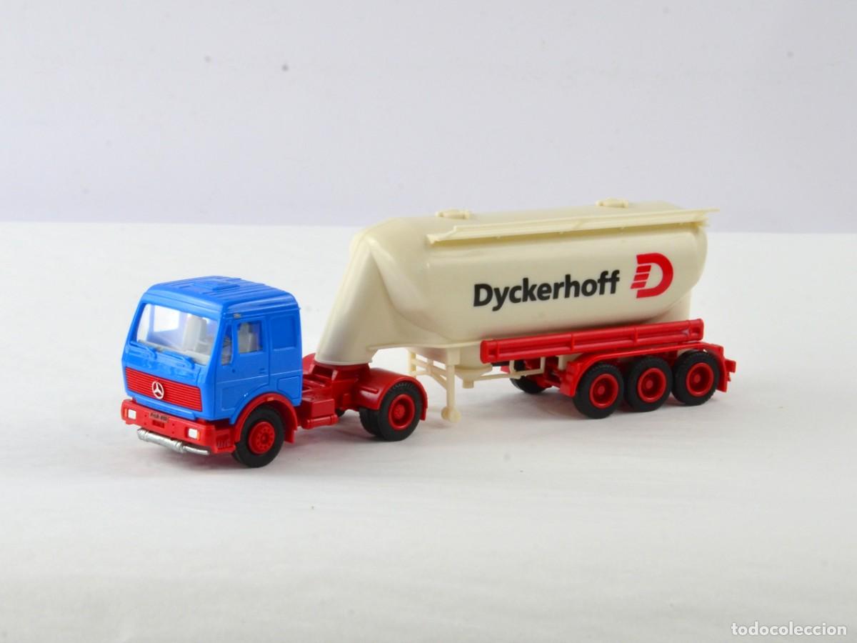 Coches a escala: Herpa Escala 1:87 H0 Cami&oacute;n Silo Articulado Mercedes Benz NG Dyckerhoff