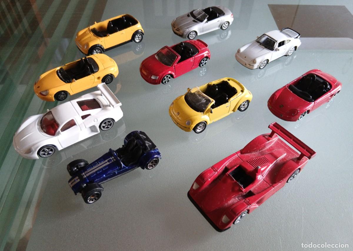 Coches a escala: LOTE 10 COCHES DEPORTIVOS PORSCHE AUDI 1:64