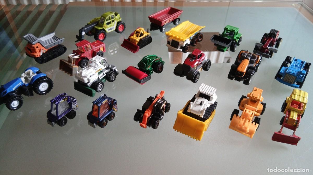 Coches a escala: LOTE 20 TRACTORES Y MAQUINARIA OBRAS 1:64