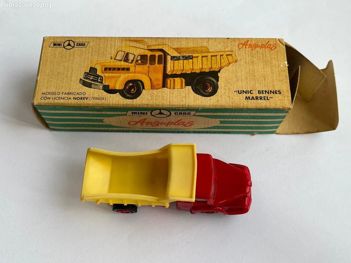 Coches a escala: ANGUPLAS MINICARS - CAMI&Oacute;N UNIC BENNES MARREL VOLQUETE
