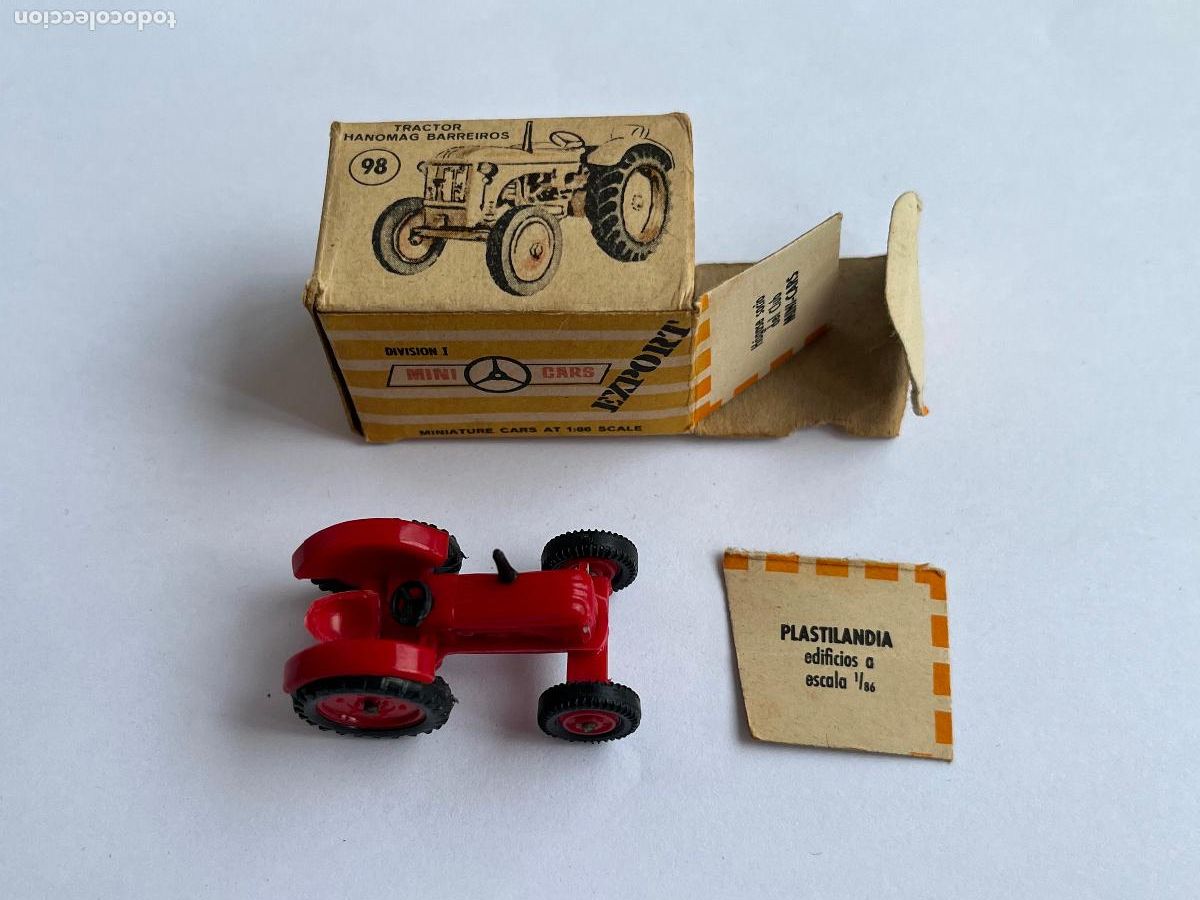 Coches a escala: ANGUPLAS MINICARS - TRACTOR HANOMAG BARREIROS N198