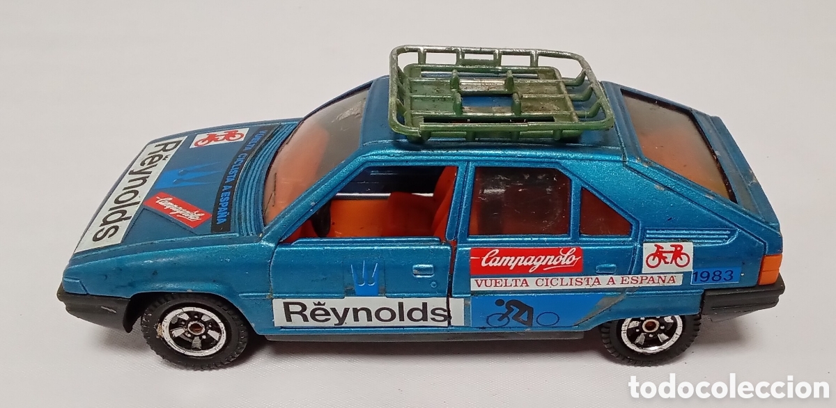 Coches a escala: Citro&euml;n BX Reynolds Vuelta Ciclista Espa&ntilde;a Guisval 1/33 A&ntilde;os 80 Espa&ntilde;a