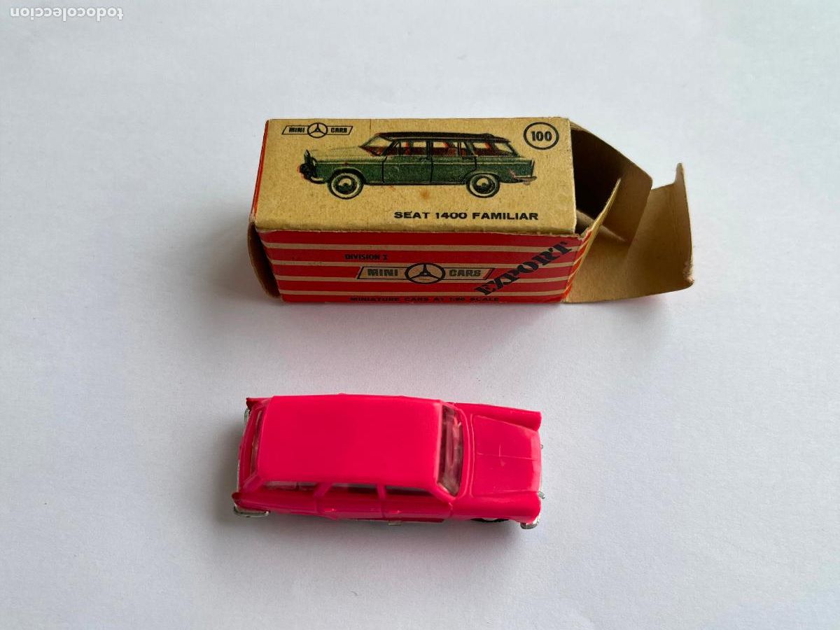Coches a escala: ANGUPLAS MINICARS N&ordm; 100 SEAT 1400 FAMILIAR