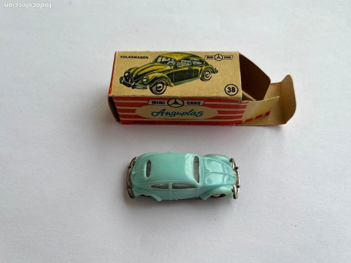 Coches a escala: ANGUPLAS MINICARS N&ordm; 38 VOLKSWAGEN ESCARABAJO