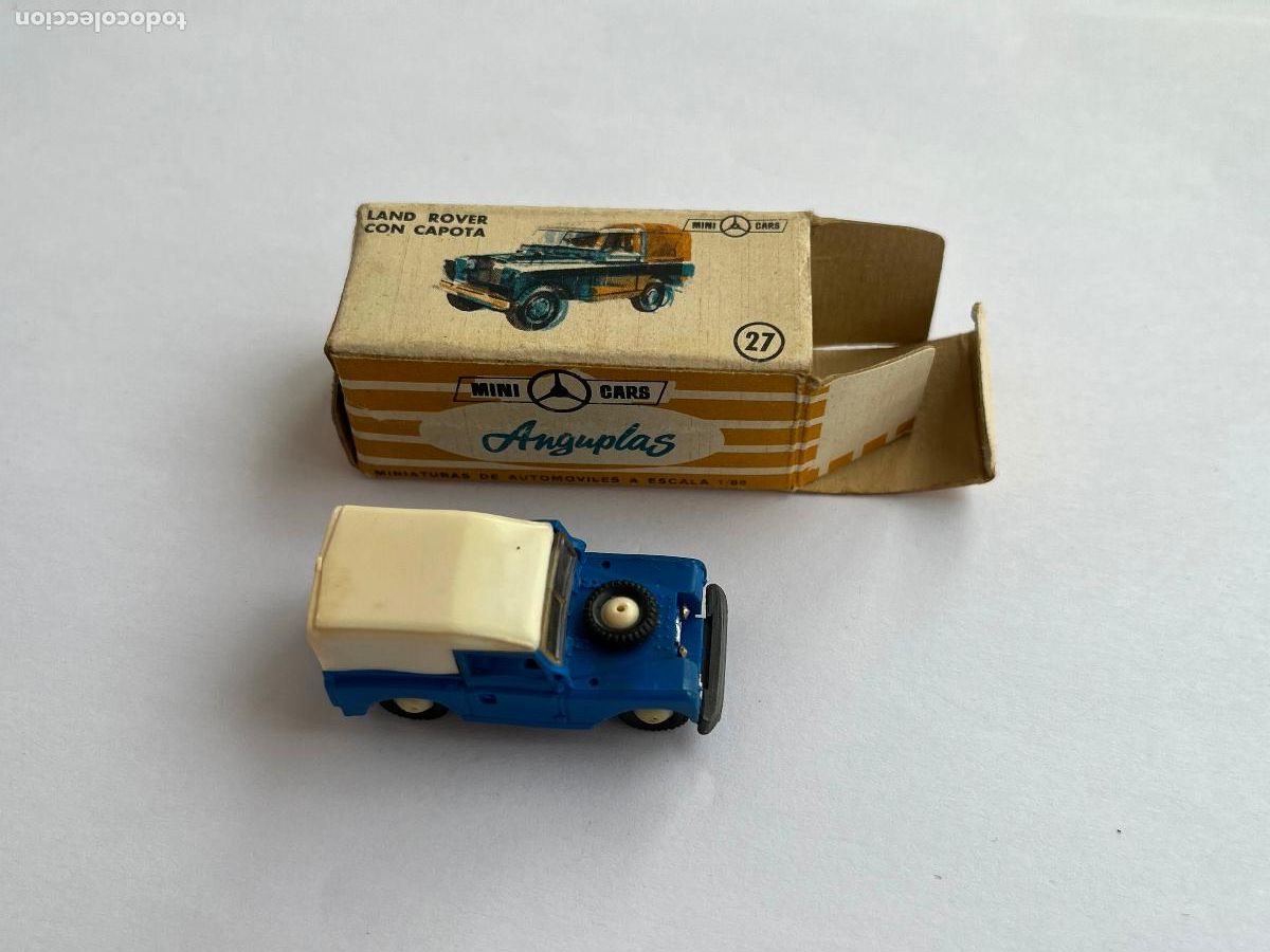 Coches a escala: ANGUPLAS MINICARS N&ordm; 27 LAND ROVER CON CAPOTA