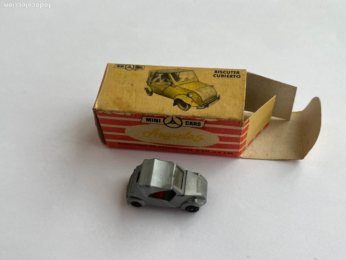 Coches a escala: ANGUPLAS MINICARS - BISCUTER CUBIERTO - Foto 1