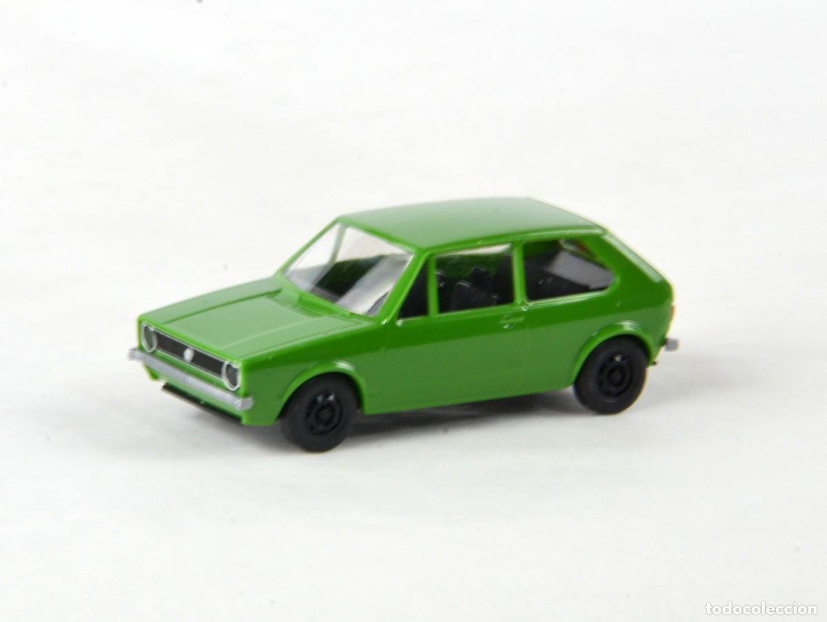 Coches a escala: Brekina Escala 1:87 H0 Volkswagen Golf I Verde Impecable con Caja