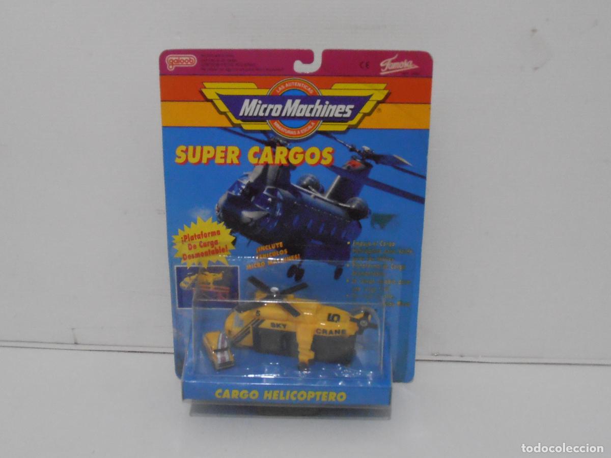 Coches a escala: BLISTER SUPER CARGOS HELICOPTERO, MICRO MACHINES, FAMOSA ART 6528, GALOOB