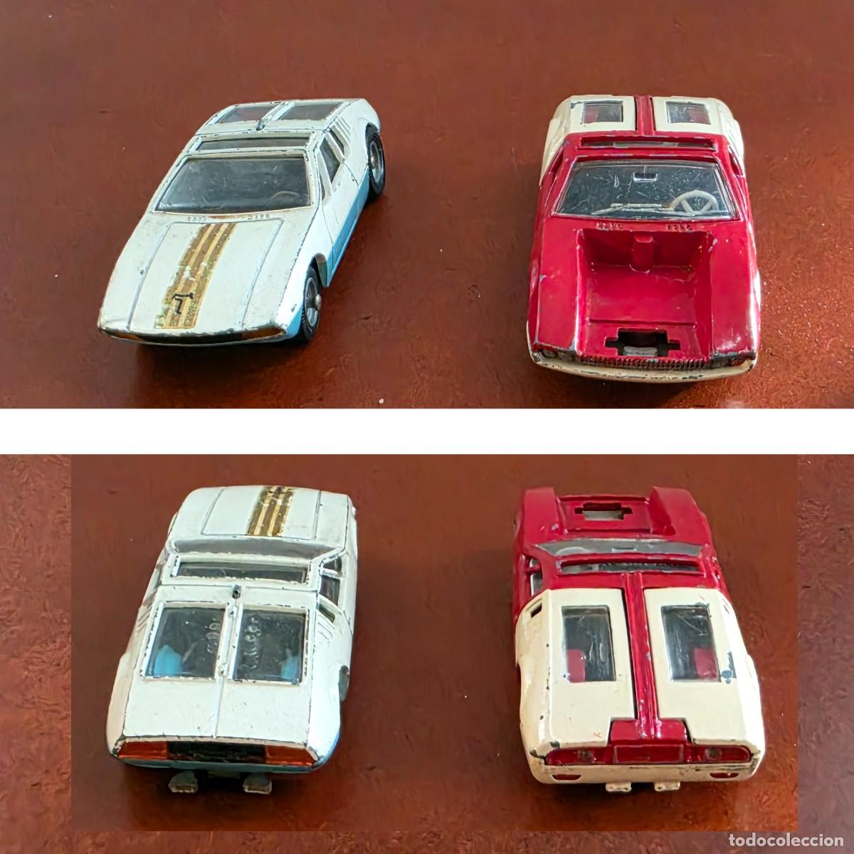 Coches a escala: De Tomaso Mangusta (CORGI TOYS) & De Tomaso Mangusta (DINKY TOYS) &middot; Escala 1/64