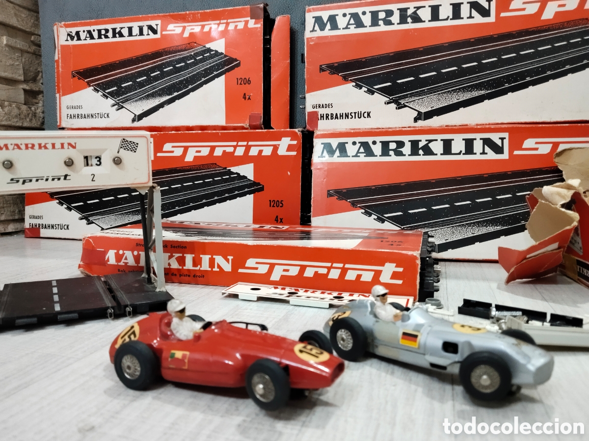 Coches a escala: LOTE MARKLIN SPRINT CON MERCEDES Y FERRARI TIPO SCX