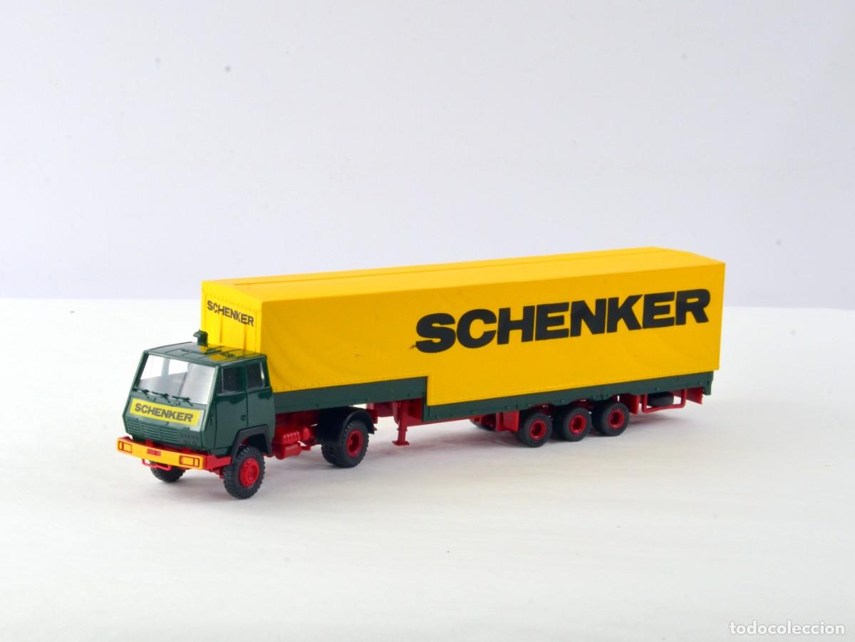 Coches a escala: Roco Escala 1:87 H0 1576 Cami&oacute;n Articulado Jumbo Steyr 91 Schenker