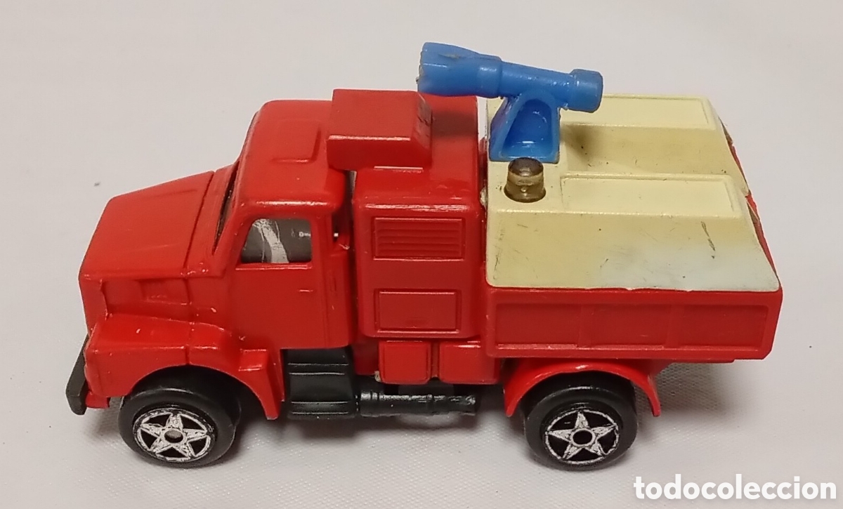 Coches a escala: Cami&oacute;n bombero volvo Guisval esc 1:64 a&ntilde;os 80 Espa&ntilde;a