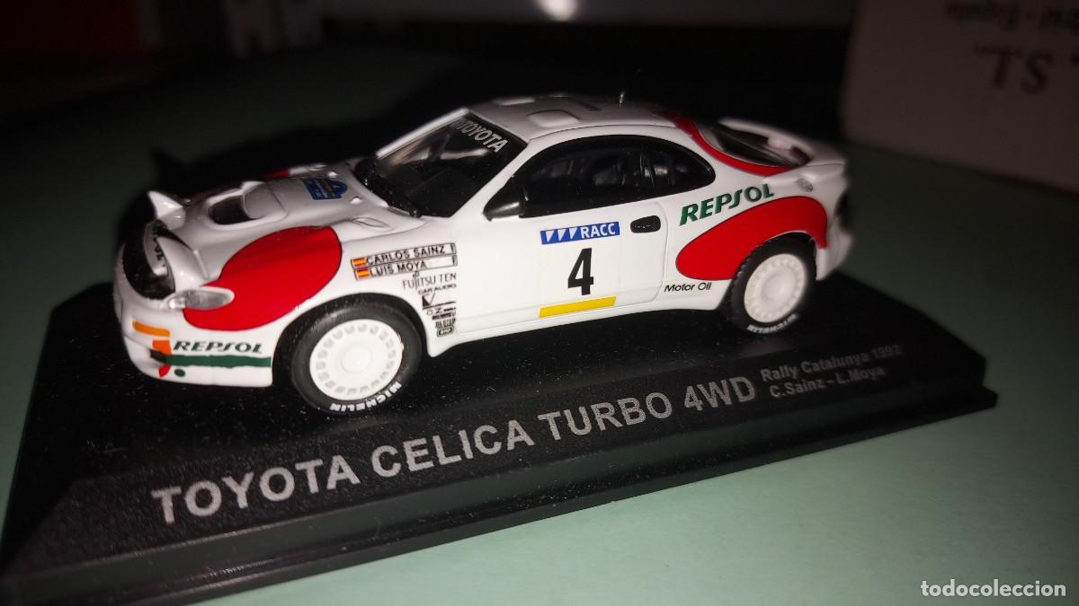 Coches a escala: TOYOTA CELICA TURBO 4 WD DE CARLOS SAINZ EN EL RALLY CATALUNYA 1992 IXO - ALTAYA