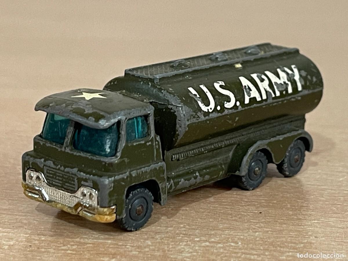 Coches a escala: 141- Antiguo cami&oacute;n HUSKY Guy Warrior Tanker Cisterna US ARMY 6,6 cm. Made in Great Britain a&ntilde;os 60