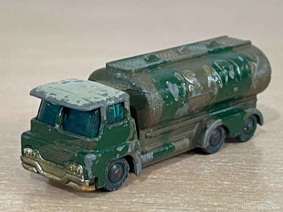 Coches a escala: 142- Antiguo cami&oacute;n HUSKY Guy Warrior Tanker Cisterna US ARMY 6,6 cm. Made in Great Britain a&ntilde;os 60