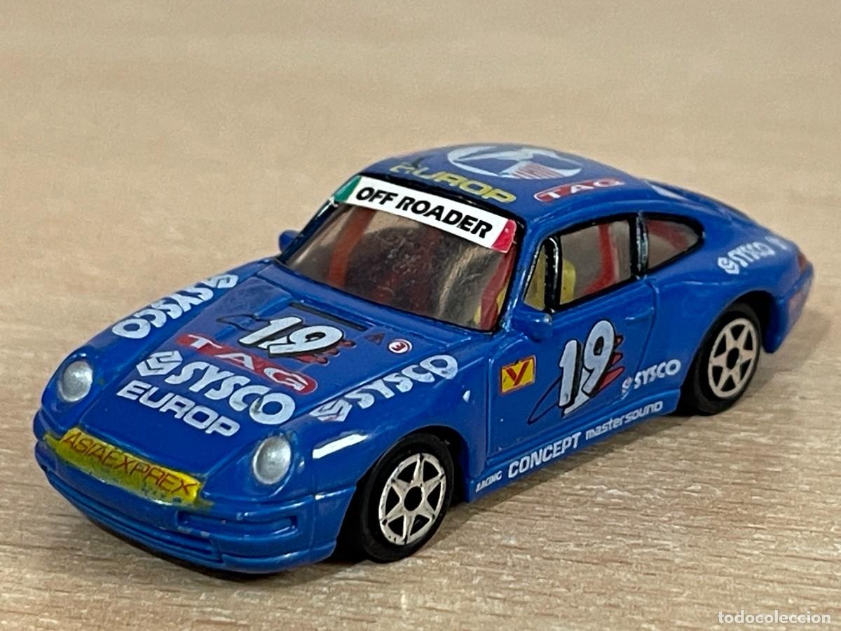Coches a escala: 148- Coche Realtoy Edocar Porsche 911 993 EuroSuper Cup mide 7,5 cm. die-cast metal real toy a&ntilde;os 90