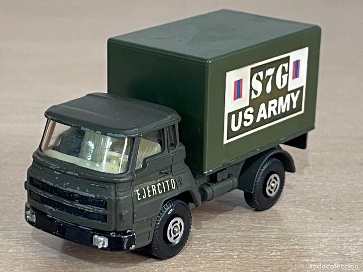 Coches a escala: 165- Guiloy Cami&oacute;n BARREIROS 42/38 T Ej&eacute;rcito S7G US ARMY Made in Spain die-cast truck 1/66 a&ntilde;os 70