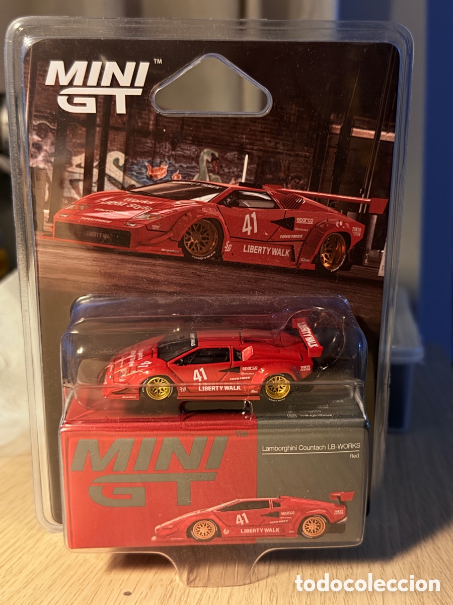 Coches a escala: Mini GT Lamborghini Countach LB Works