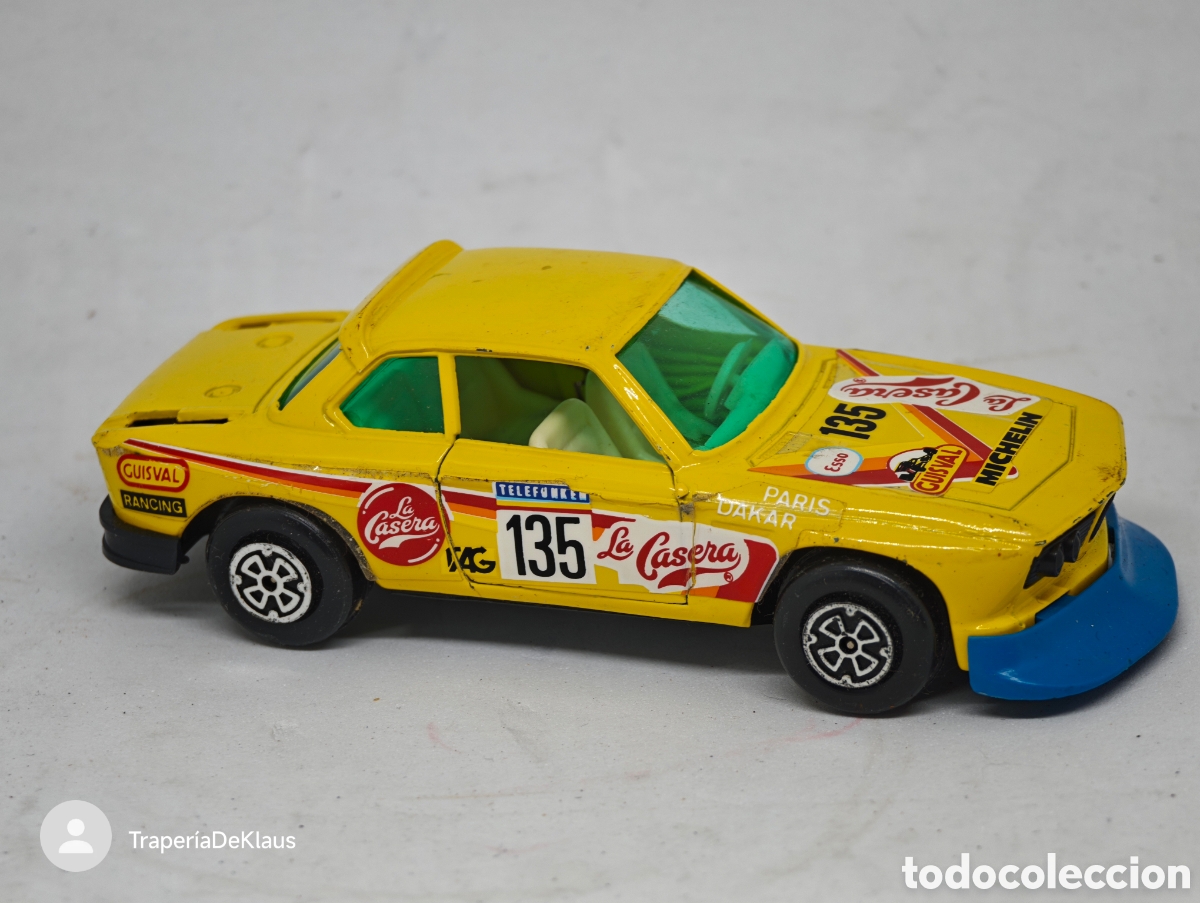 Coches a escala: Coche en miniatura Guisval &ndash; BMW CSL &rdquo;La Casera&rdquo; (Par&iacute;s-Dakar / Rally) - CAR07