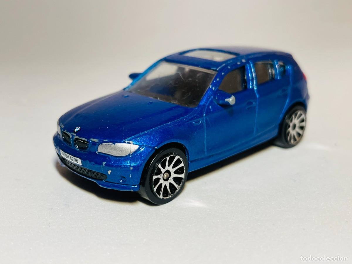 Coches a escala: 2011 BMW 1 SERIES 5DR BLUE MAJORETTE #244C SCALE 1;58