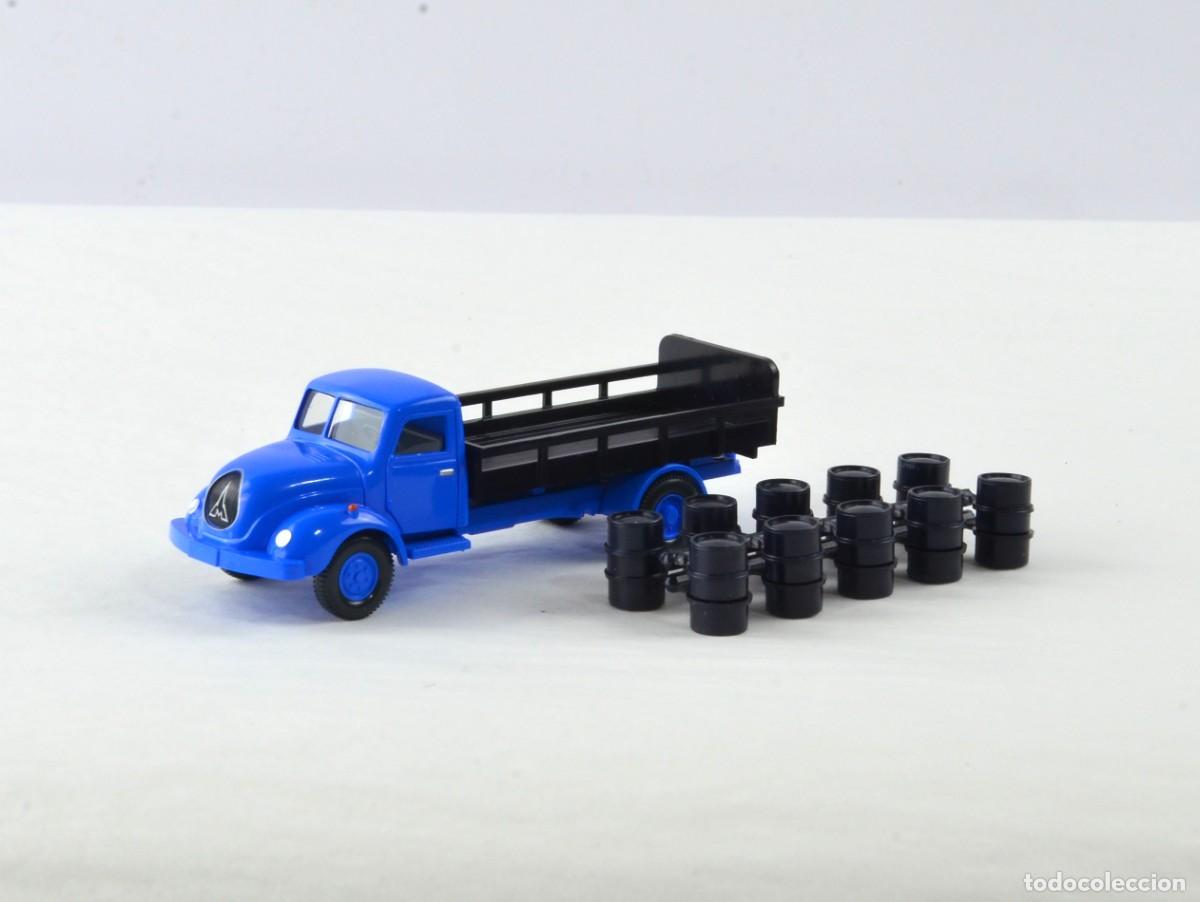 Coches a escala: Wiking Escala 1:87 Magirus Deutz S3500 Sirius Scholven Chemie Impecable con Caja
