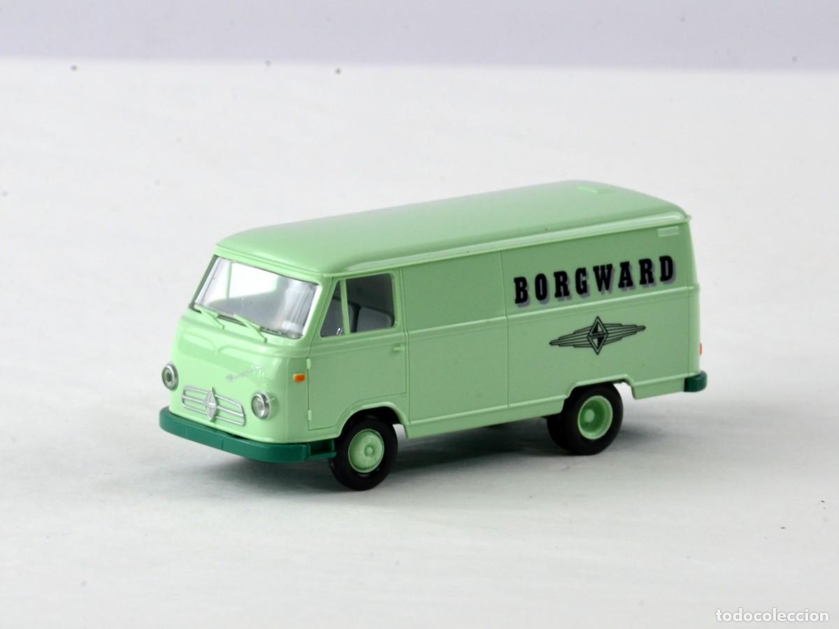 Coches a escala: Wiking Escala 1:87 H0 Furgoneta Borgward B611 &rdquo;Borgward&rdquo; Impecable com Caja