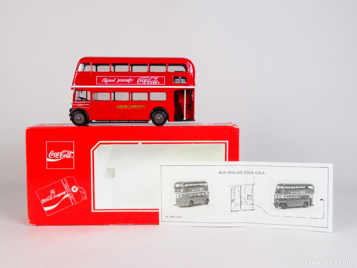 Coches a escala: Bus London Coca Cola Solido 1979 Made in France 1/50 nuevo con caja