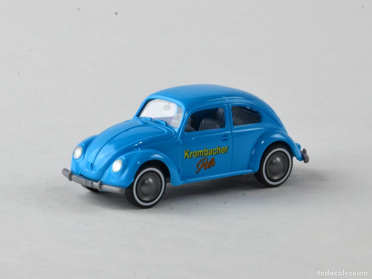 Coches a escala: Wiking Escala 1:87 H0 Volkswagen 1200 Brezelfenster Krombacher IMB 2007 Impecable con Caja
