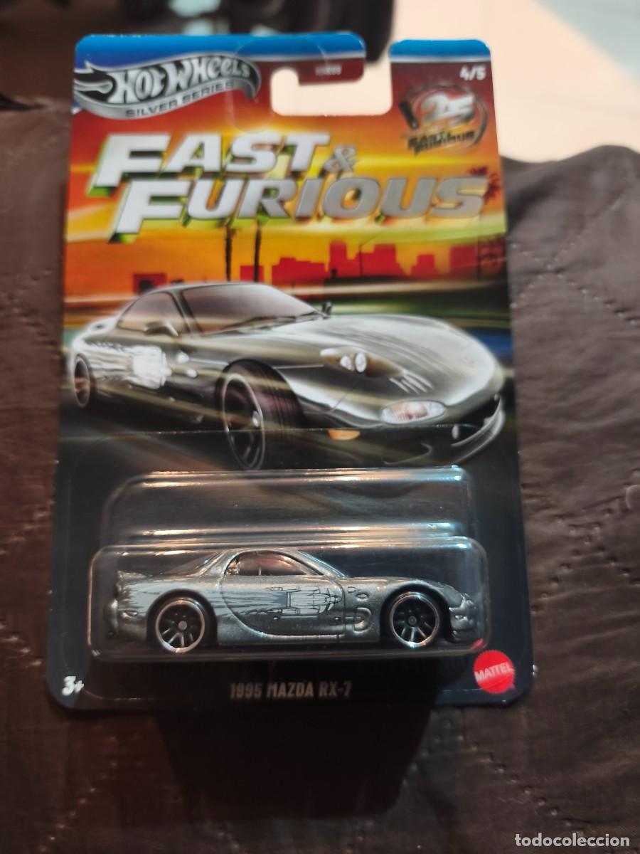 Coches a escala: Hot wheels fast furious Mazda rx7