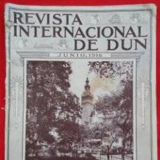Coches: REVISTA INTERNACIONAL DE DUN - 1916 - NUEVA YORK - MARINA MERCANTE - INDUSTRIA FABRIL- CANADA