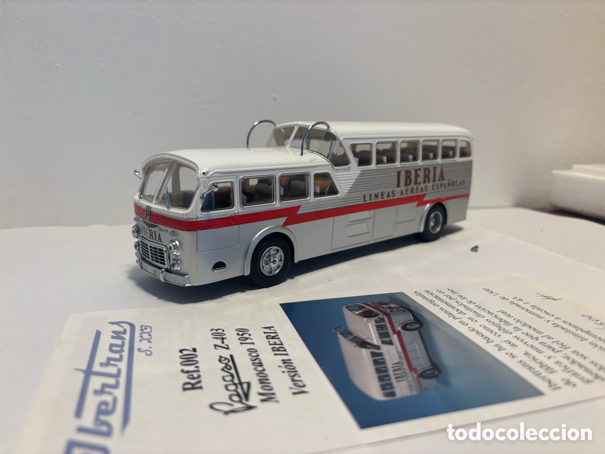 Coches: Pegaso Z-403 Monocasco Iberia 1:43 Ibertrans