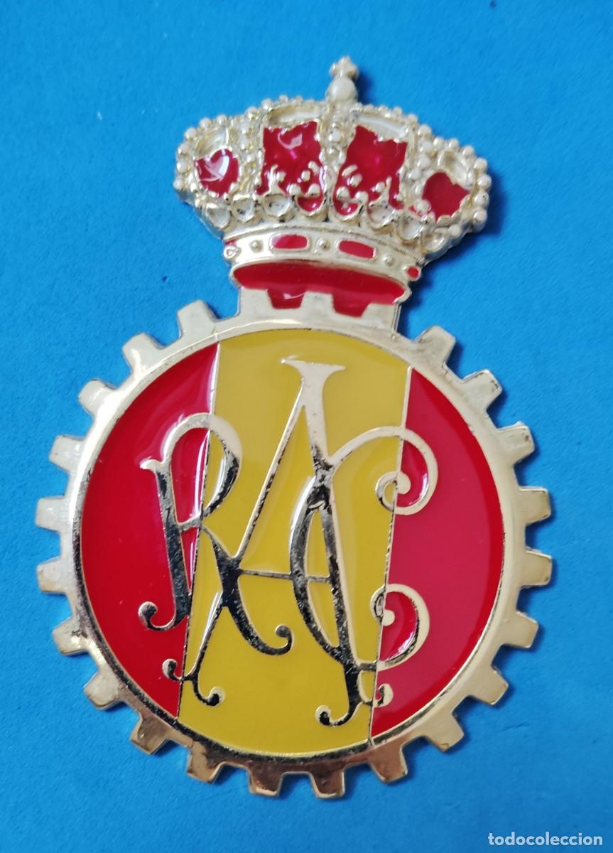 Auto: CHAPA ESMALTADA DEL REAL AUTOMOVIL CLUB - RAC -, ENVIO INCLUIDO