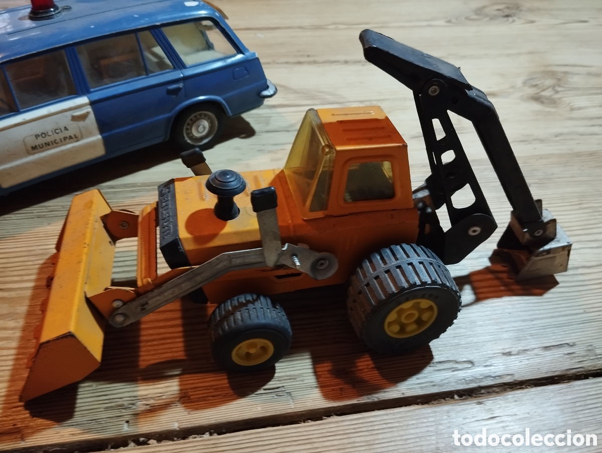 Coches: Coche y excavadora antiguos de la casa rico - Foto 2