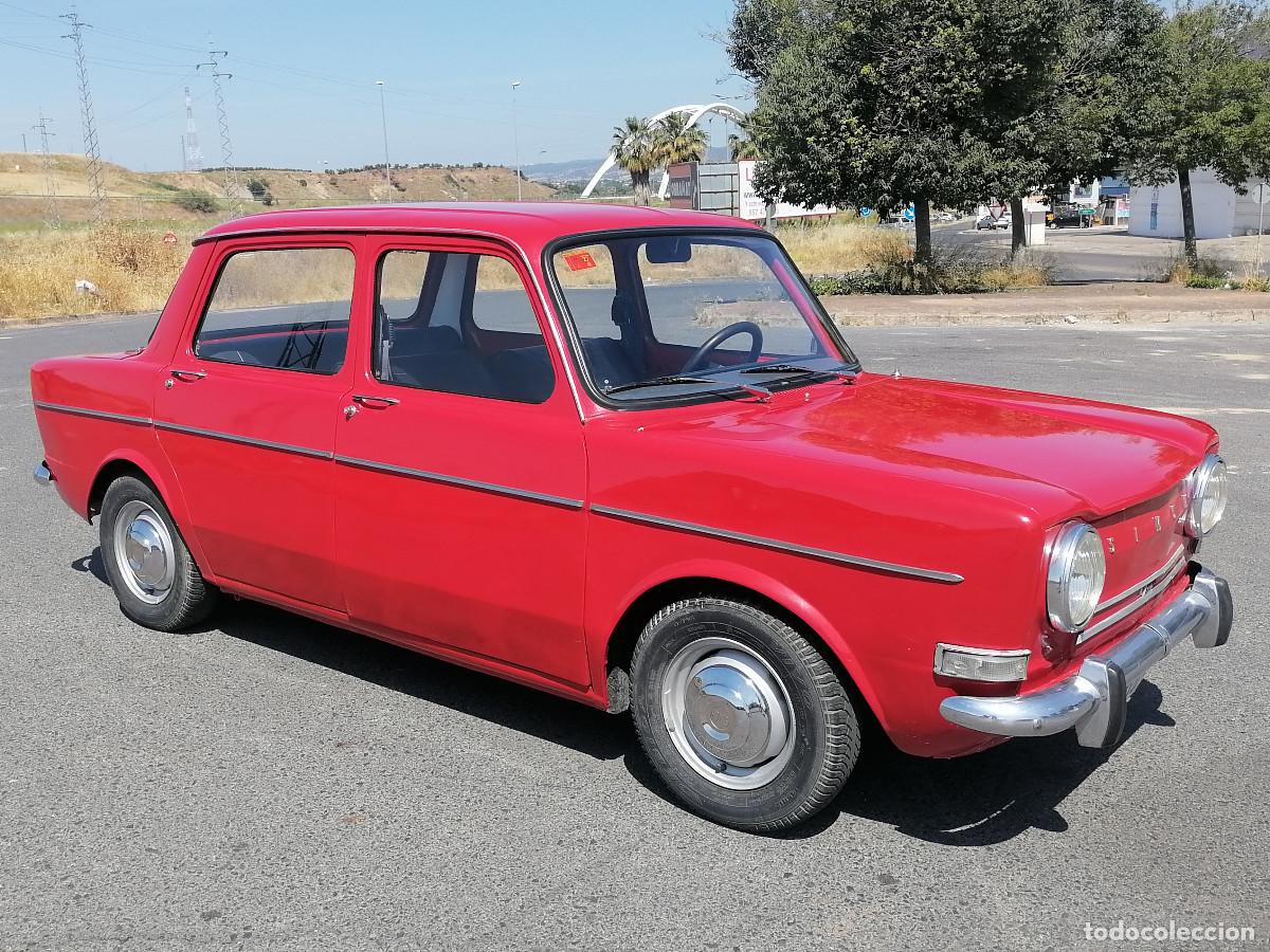 Coches: Simca 900 cl&aacute;sico de 1972 rojo