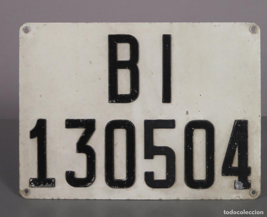 Coches: MATRICULA VEHICULLO. BILBAO